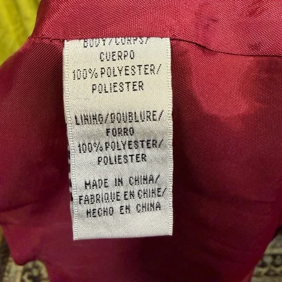 Jill Jill Stuart Lovely Duo Colorblock gown in hot Pink and Burgundy Size 4 $328 - Picture 10 of 10